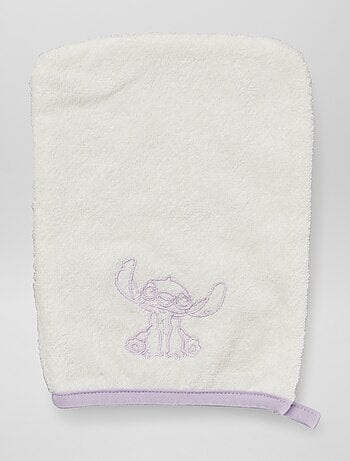 Cape de bain + gant de toilette 'Stitch'