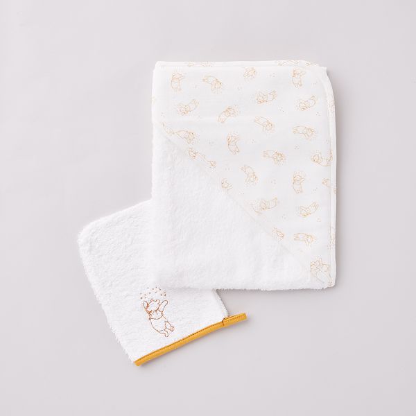 Cape De Bain Gant Winnie L Ourson De Disney Bebe Garcon Blanc Kiabi 15 00