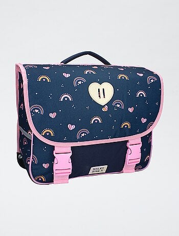 Cartable imprimé arc-en-ciel