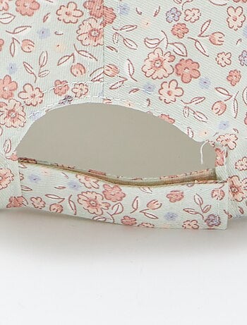 Casquette en toile à motif