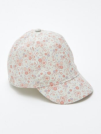Casquette en toile à motif