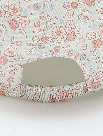 Casquette en toile à motif