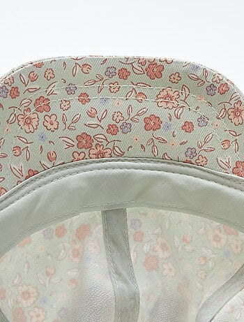 Casquette en toile à motif