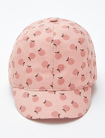 Casquette en toile à motif