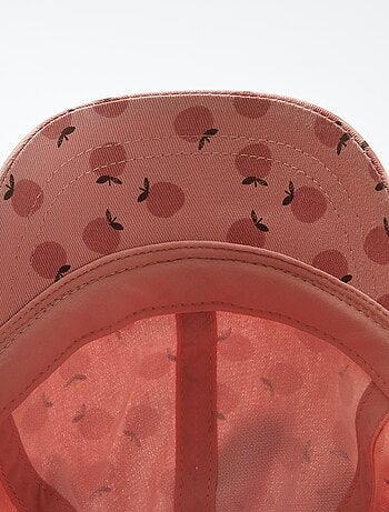 Casquette en toile à motif