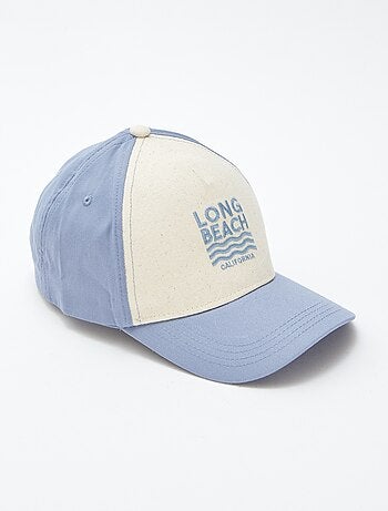 Casquette en toile avec broderies