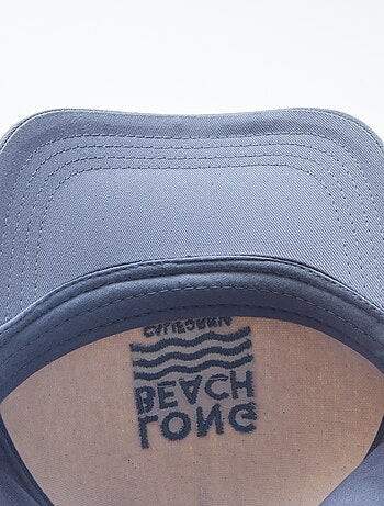 Casquette en toile avec broderies