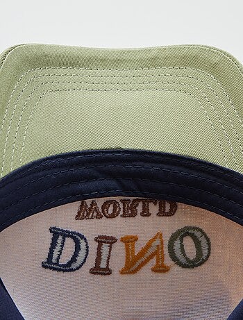 Casquette en toile brodée