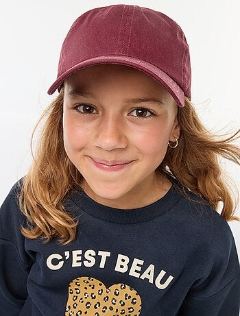 Casquette style baseball unie