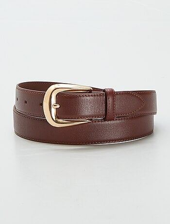 Ceinture basique en cuir