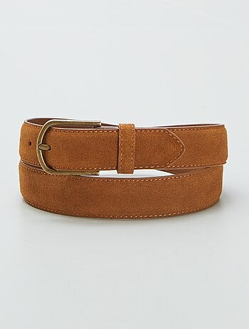 Ceinture en croute de cuir