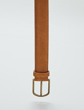 Ceinture en croute de cuir