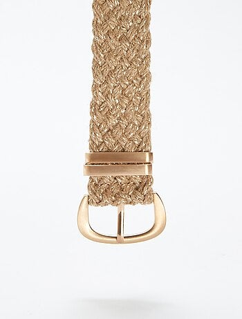 Ceinture en jute pailletée