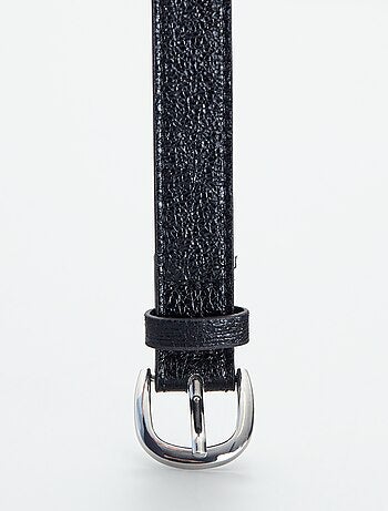 Ceinture texturée et irisée