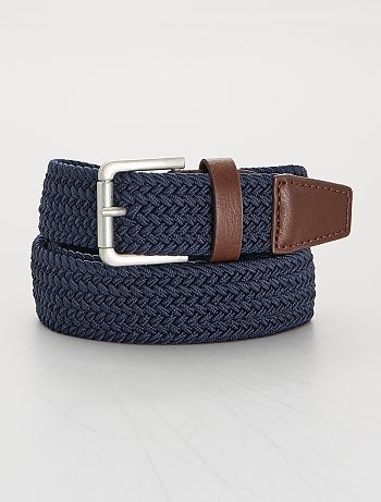 Ceinture tressée élastique