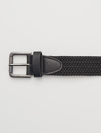 Ceinture tressée élastique