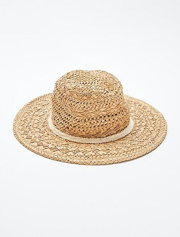 Chapeau en paille casual