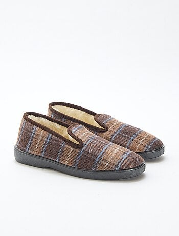 Charentaises à carreaux