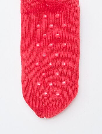Chaussettes chaudes fourrées antidérapantes