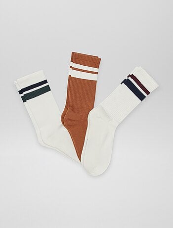 Chaussettes hauttes en maille - Lot de 3