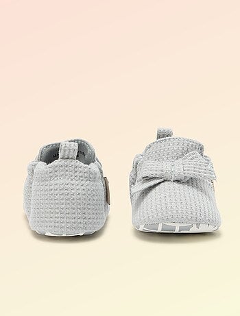 Chausson 'Kitchoun' détaillé en coton