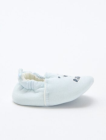 Chaussons en tissu imprimé animal