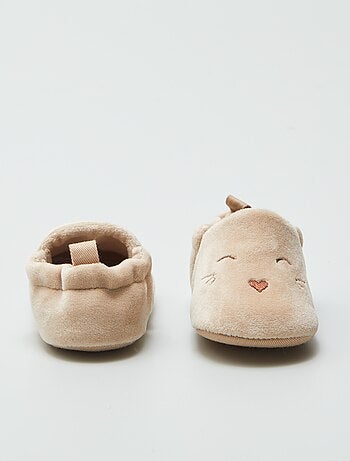 Chaussons en velours