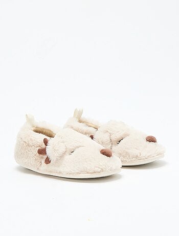 Chaussons ludiques rennes Noël