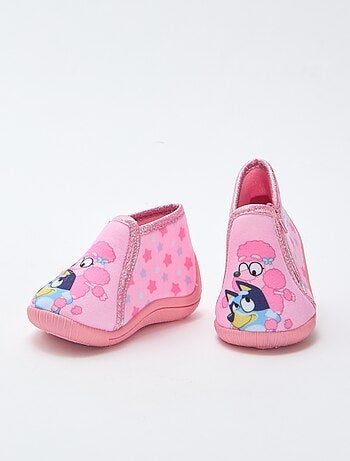 Chaussons montants 'Bluey' à ouverture