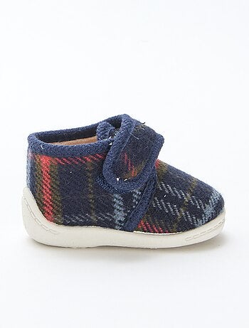 Chaussons montants fourrés à scratchs
