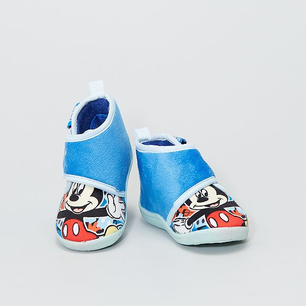 Chaussons Montants Mickey De Disney Bebe Garcon Bleu Kiabi 10 00 Chaussons Montants Mickey De Disney Bebe Garcon Bleu Kiabi 10 00