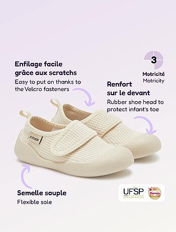 Chaussons motricité 3 '1ers pas' - Kitchoun