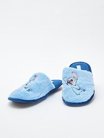 Chaussons mules fourrés 'Stitch'