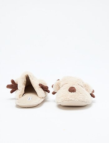 Chaussons mules ludique Noël