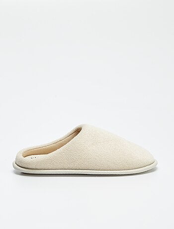 Chaussons mules unis