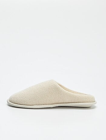 Chaussons mules unis