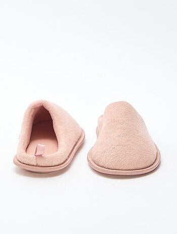 Chaussons mules unis