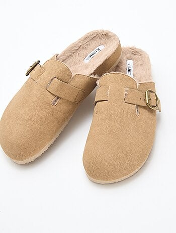 Chaussons sabot fourré