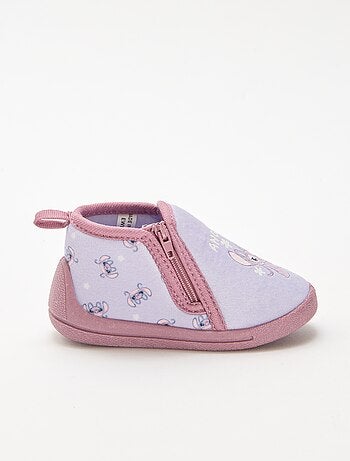 Chaussons zippés 'Angel' 'Stitch'