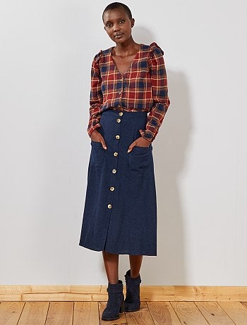 Femme du 34 au 48 - Chemise à carreaux - Kiabi