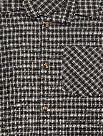 Chemise à carreaux en flanelle