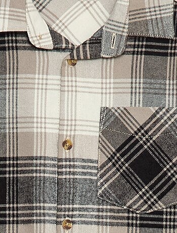 Chemise à carreaux en flanelle