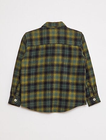 Chemise à carreaux en flanelle