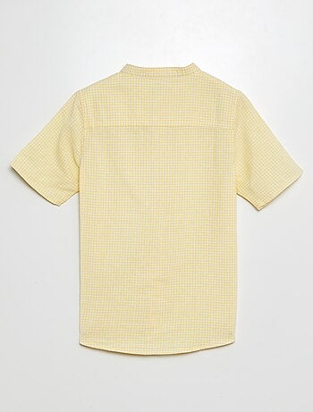 Chemise à col mao