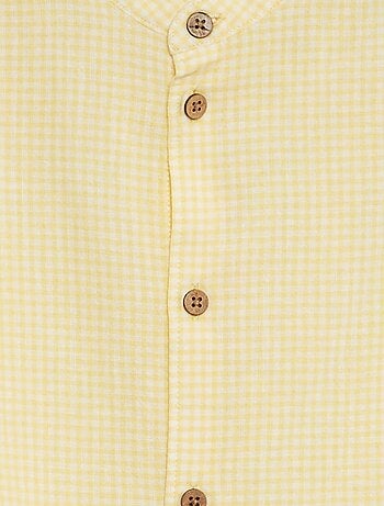 Chemise à col mao