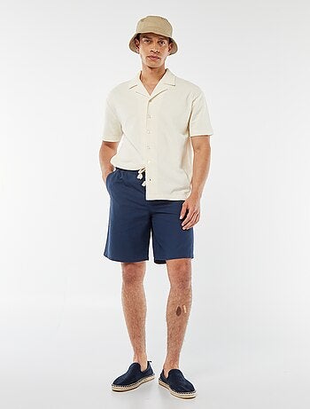 Chemise à manches courtes et col polo