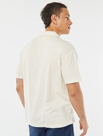 Chemise à manches courtes et col polo