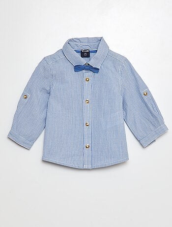 Chemise avec nœud papillon