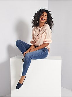 Chemise brodée - Kiabi