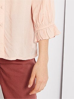 Chemise brodée - Kiabi